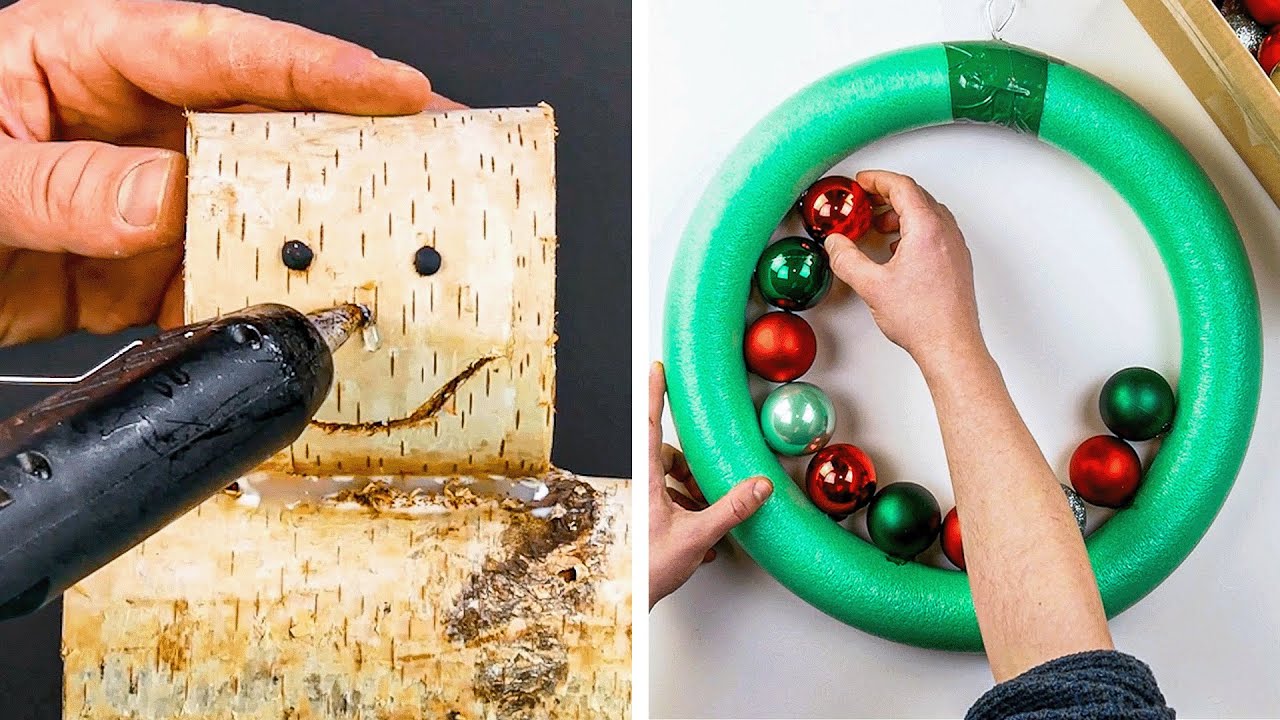 Come fare addobbi natalizi da esterno a mano | 15 meravigliose decorazioni di natale FAI DA TE