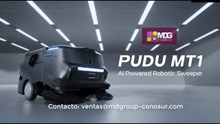 Robot Limpieza Industrial MT1 PUDU Autónomo Robótica Inteligencia Artificial Potencia IA Tecnología