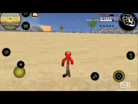 Stickman rope hero but when someone gets hurt its death sounds