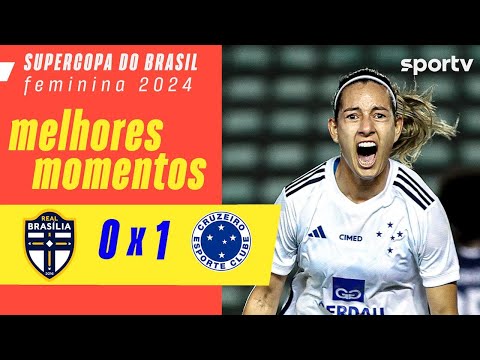 Gols e lances de Real Brasília x Cruzeiro