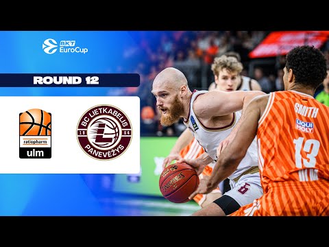 ratiopharm ulm - Lietkabelis Panevezys | Round 12 | EuroCup Basketball 2025-26