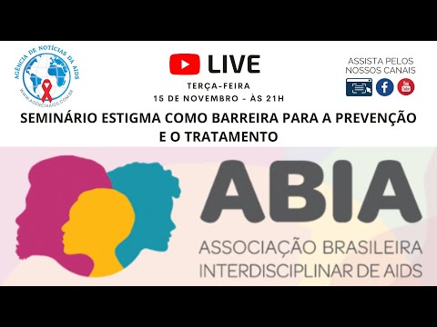 Live às Terças: Seminário Estigma como Barreira para a Prevenção e o Tratamento