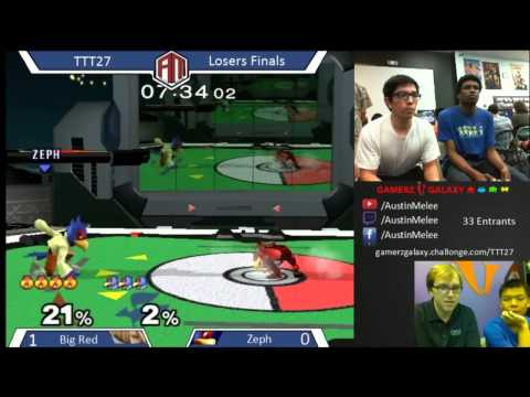 TTT27 - Big Red (Sheik) vs Zeph (Falco) - Losers Finals