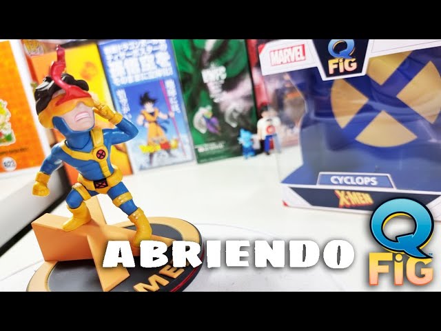 Vídeo relacionado con Quantum Mechanix- Figura Qfig X-Men Cyclops, Marvel, Color Yellow, Blue (MVL-0047)