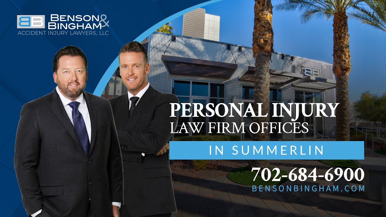 Company video BENSON & BINGHAM ACCIDENT INJURY LAWYERS, LLC