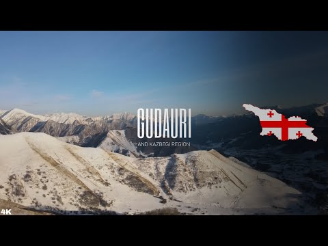 GUDAURI & KAZBEGI • Flying Over Georgia •  4K