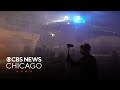 Italian Police Used Tear Gas Water Cannon At Protesters Near Winter Olympics Venue In Milan