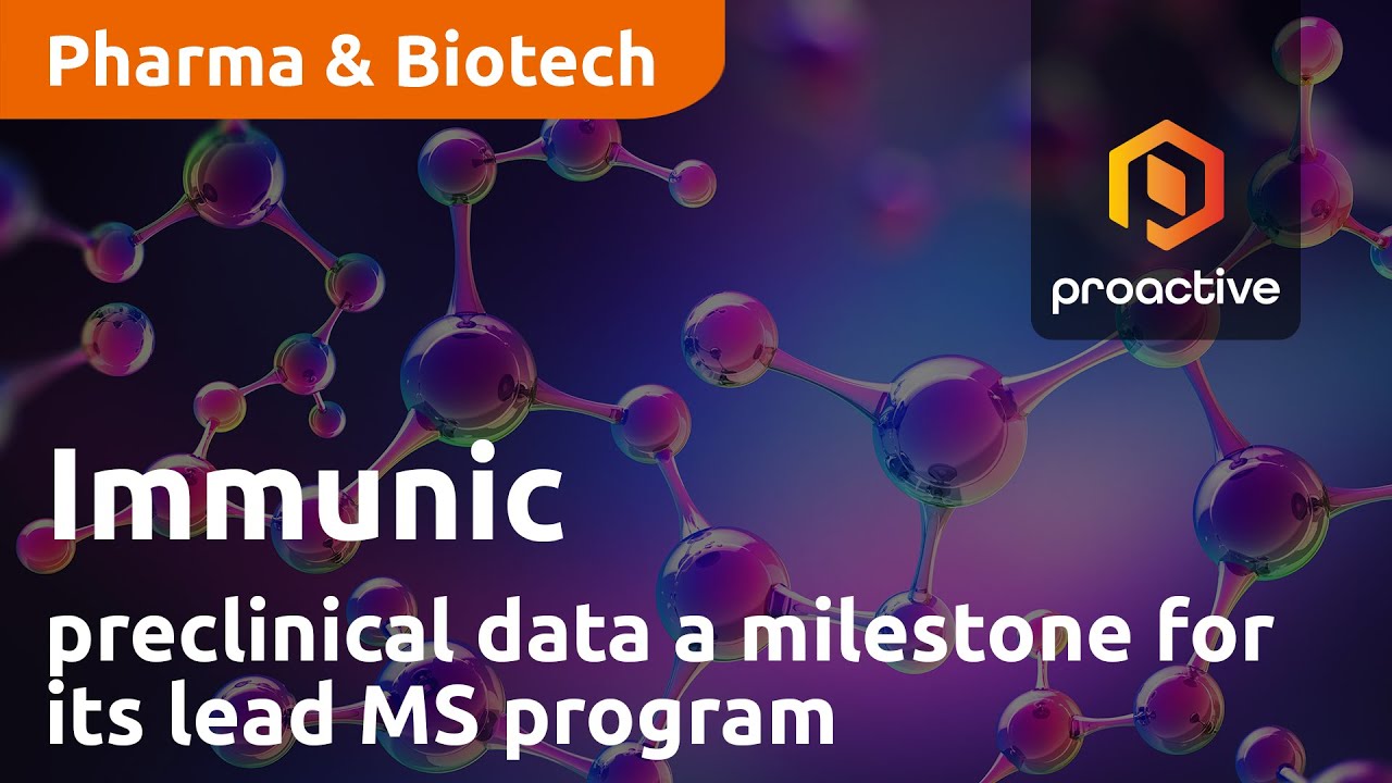 Immunic says preclinical data for vidofludimus calcium is a milestone for its lead MS program