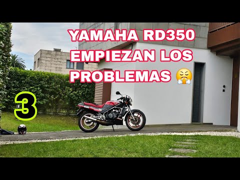3 🔴 YAMAHA RD 350 😬 Se Rompe manillar y EMPIEZAN LOS PROBLEMAS😵