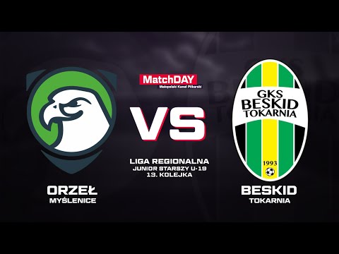 Skrót | Orzeł Myślenice - Beskid Tokarnia | U-19 | 15.06.2025