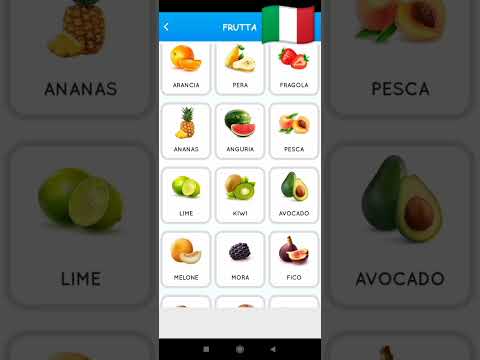 🇮🇹🍓🍋Learn fruits vocabulary in Italian 🇮🇹