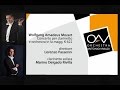 OAV W A Mozart Clarinet Concerto Marino Delgado ...