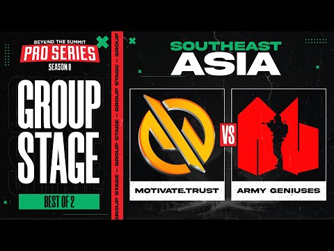 MG.Trust vs Army Geniuses Game 2 - BTS Pro Series 8 SEA: Group Stage w/ MLP & johnxfire