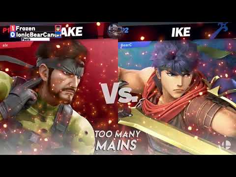 Too Many Mains #10 - Frozen (Snake) VS. IonicBearCannon (Ike) - SSBU RR Pools
