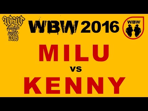 Milu 🆚 Kenny 🎤 WBW 2016 Warszawa (freestyle rap battle)