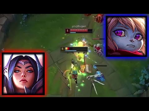 100 HP Irelia vs full HP Poppy