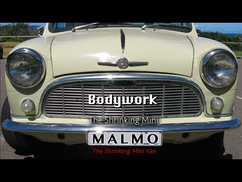 EP28  Classic Mini Bodywork- Shrinking and beating | Classic Mini Van Restoration | A Rusty Journey