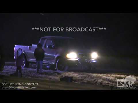 11-14-18 Turrell, Arkansas Snow - Accident - Pulled Out by Tyronza Fire