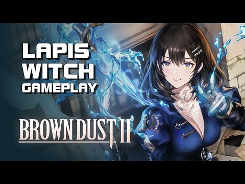 Brown Dust 2 - Lapis Witch Gameplay (Early Access Test) - Android on PC - F2P - Mobile - EN