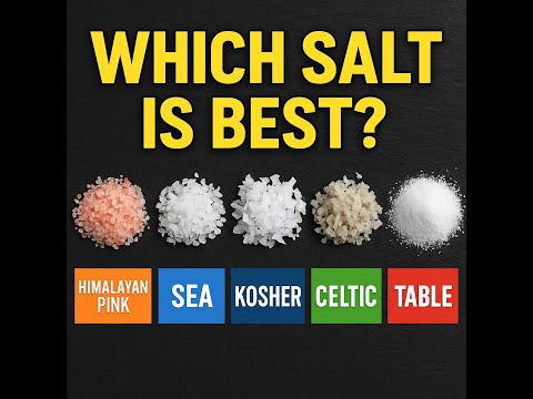 Which Salt Is Best? | Himalayan Pink Salt vs Sea Salt vs Kosher Salt vs Celtic Salt vs Table Salt