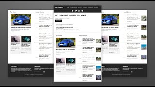Build A News Website Using HTML, CSS and JavaScript