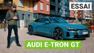 Essai Audi e-tron GT : au-dessus de 150km/h, ça bombarde !