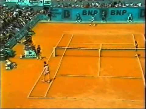 1984 French Open Quarterfinal - Jimmy Arias vs John McEnroe - Part 3