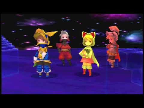 Let's Play Final Fantasy 3 3D (PSP & Steam) Walkthrough Part 35 (2-Headed Dragon, Cerberus, Ahriman)