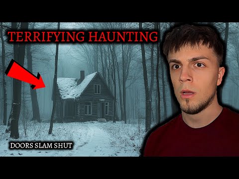 Our TERRIFYING CAMPING TRIP IN SCARY FOREST - The Most HAUNTED CABIN (SCARIEST NIGHT OF MY LIFE)