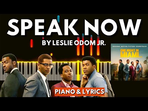 Speak Now - Leslie Odom Jr.