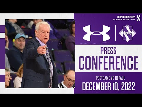 Northwestern Women's Basketball | DePaul Postgame Press Conference