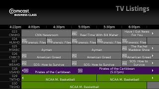 Comcast Business TV Listings Channel: Comfort Inn, Troutdale, OR