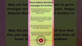 Raksha Bandhan Messages and Greetings #trending #rakhi #shorts#wishes#rakshabandhan #viral#message