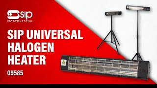 SIP Universal Halogen Infrared Patio Heater 230v video thumbnail