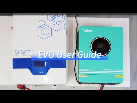 Communication Settings of AN-EVO series Inverter and N-series Lithium Battery