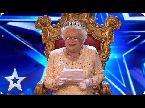 OMG! Did the Queen just say that! | Auditions | BGT 2019