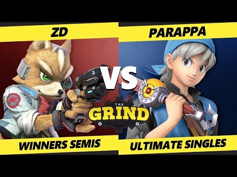 Smash Ultimate Tournament - ZD (Roy, Wolf, Fox) Vs. Parappa (Hero) The Grind 107 SSBU Winners Semis