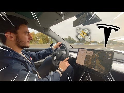 J'ai testé une Tesla Model 3 (la voiture du futur) Video