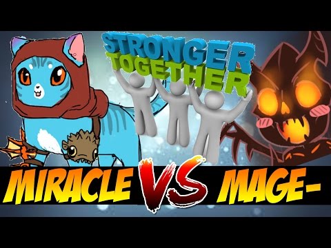 WHAT A NOICE SYNERGY IN THE LOSER TEAM - Miracle- Slark VS Mage- Shadow Fiend - Dota2