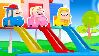 A chuva parou! Desenho animado infantil da Família Wheelzy. Desenhos animados em português
