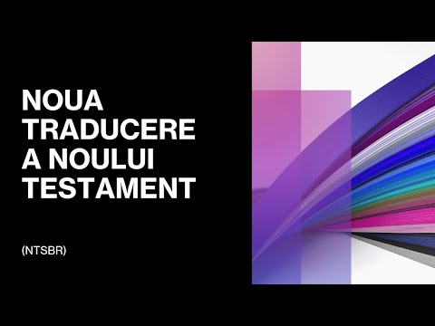 Florin Ile şi John Tipei | Prezentare Noua Traducere a Noului Testament (NTSBR)
