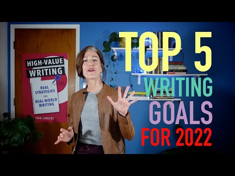 Top 5 Writing Goals for 2022
