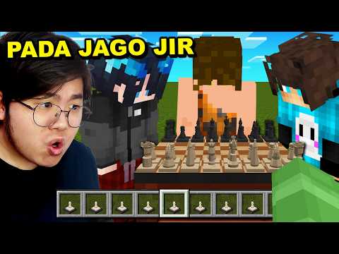 Gw Uji Kepintaran Temen Gw Pake Catur di Minecraft ... (PADA JAGO JIR)