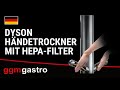 (2 st) Dyson handtork med HEPA-filter - borstat rostfritt stål 