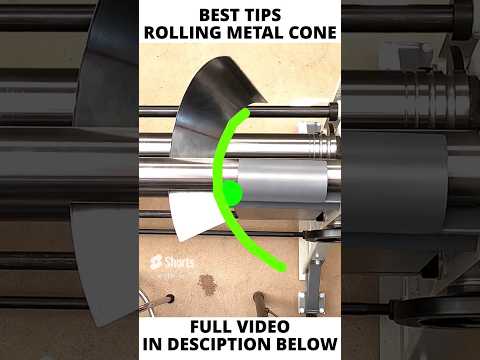 😯🤫Tips and Tricks Rolling Metal Cone