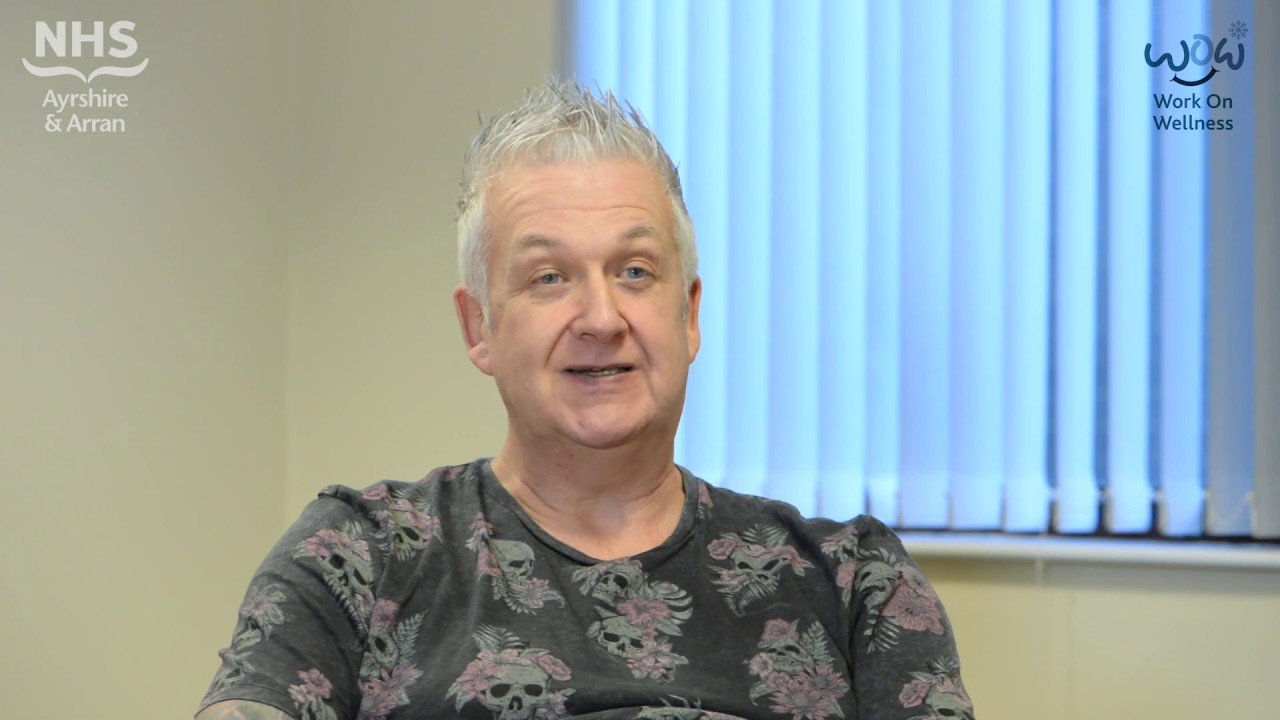 Work On Wellness (WOW) David cycling