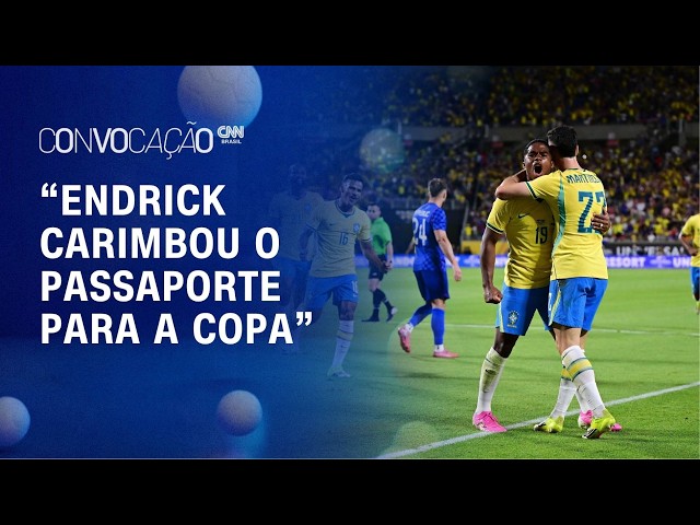 ENDRICK tomou o lugar de NEYMAR após desempenho na Seleção? Comentaristas respondem | Convocação CNN