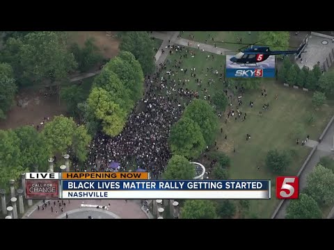 Thousands protest in Nashville Black Lives Matter rally