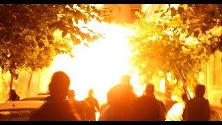 Molotov attack against Exarcheia Police Station (Athens, Greece 17/9/2015)