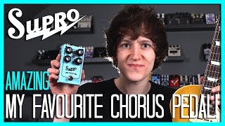 Video thumbnail for The BEST ANALOG CHORUS PEDAL I'VE PLAYED! Analog Chorus - Supro Demo by HarryAndAGuitar
